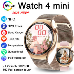 2025New Fashion Smart Watch Women 360*360 AMOLED HD Screen NFC Bluetooth Call IP68 Waterproof Heart Rate Blood Oxygen Smartwatch
