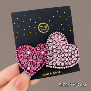 Accessible Luxury Rhinestone Kids Barrettes Girl Side Clip Bangs BB Clip Broken Hair on the Back of the Head Organize Fantastic Top Clip Hairpin