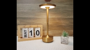 Nordic Cordless Portable Metal Table Lamp for Indoor/Outdoor Rechargeable Cordless LED Lamp 4000mA Battery 3-Colour Infinitely Dimming Battery Powered Small Desk Lamp Restaurant/Bedroom/Bar/Coffee Shop/Camping Light