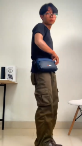 Tas Selempang Pria Multifungsi Slingbag Clutch Bag Tangan Handbag Waterproof Anti Air Premium TL 555