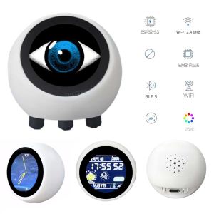 Robot Trò Chuyện Bằng Giọng Nói DeepSeek AI Với Màn Hình LCD 1.28 Inch Đồng Hồ Để Bàn Điện Tử ESP32-S3 N16R8 Hỗ Trợ espHome Assistant Và XiaoZhi