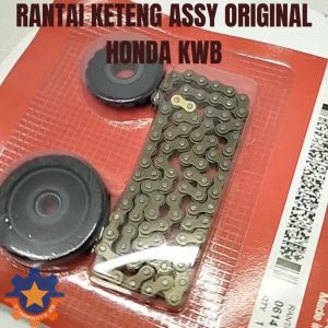 RANTAI KETENG SET HONDA KWB REVO ABS FIT BLADE NEW ORISINL ASLI AHM RANTE KAMPRAT RANTEI TEMING API