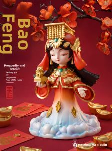 Cultural Creative Q-version Mazu Statue Ornament Meizhou Island Horse Year Memorial Gift