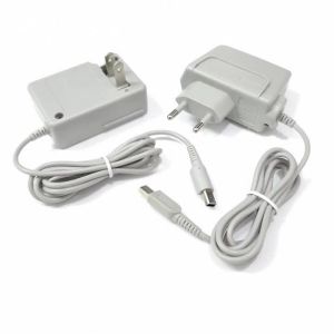 Cáp Sạc Du Lịch Cho Nintendo 3DS 2DS NDSi New 3DS XL/LL - Bộ Chuyển Đổi Nguồn Sạc Với Phích Cắm US EU Và Cáp Có Thể Thu Gọn