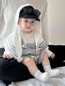 Baby Sun Protection Clothes Summer Lightweight Air Conditioning Sweater Boys Infant Outerwear Breathable Nylon Cotton Blend