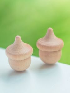 ของเล่นหม้อเลื่อนไม้สีธรรมชาติ ของเล่นขนาดเล็ก หม้อเลื่อนเมล็ดถั่วแขก ของขวัญเพื่อน ของเล่นสำหรับเด็ก อุปกรณ์เล่นด้วยมือ หม้อเลื่อนไม้