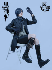 ชุดคอสเพลย์ Black Butler ชุดกางเกงขาสั้นมอนสเตอร์ Chara ชุดญี่ปุ่นสำหรับผู้ชาย ชุดคอสเพลย์สำหรับงานคอนเสิร์ต งานแต่งงาน งานเลี้ยง