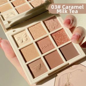 BAOZITI | Trending Student Affordable Earth and Beige Pearl and Matte Eyeshadow Palette