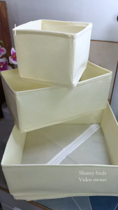 Non-woven storage organization Open drawer organization folding storage Boxes Organiser Boxes Organiser