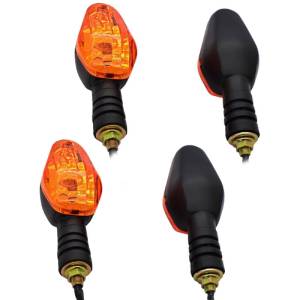 Motorcycle Turn Signals Amber Lights Unversal 12V Moto Bulb Indicators Turn Signals For GS125 Luba EN125wy Jin Fengrui