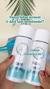 ISNA GLOW ECER(TONERFACIALWASHKRIM SIANGKRIM MAlAM)Solusi Terbaik saat skincare habis nya tidak bersamaan/100%original.by isna glow