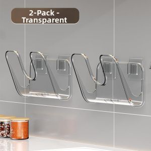 Hanging Pot Lid Storage Rack Wall-Mounted Shelf