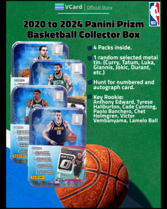 2020/2024 Panini Prizm Basketball Collector Box. -100% Original. Trading Card Hobby Collectibles- 篮球卡盒 帕尼尼