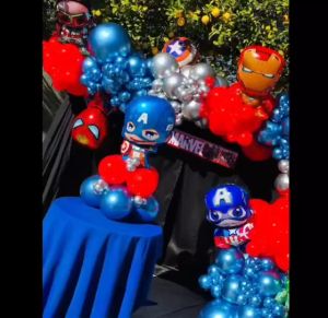Balon Foil Karakter Large Marvel Captain America Iron Man Spiderman