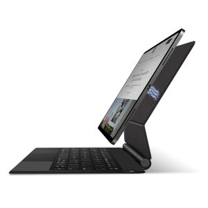 AJIUYU | Bao Da Bàn Phím Magic Keyboard Cho iPad Pro 13 Inch Kết Nối Trực Tiếp Smart Pogo Pin Bàn Di Chuột Đa Điểm Màu Đen/trắng Kèm Bàn Phím