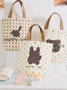 กระเป๋าผ้าใบถือ กระต่ายการ์ตูน ผลิตภัณฑ์ของเรามีคุณภาพดี ทำจากวัตถุดิบที่มีคุณภาพสูง พร้อมส่งในไทย