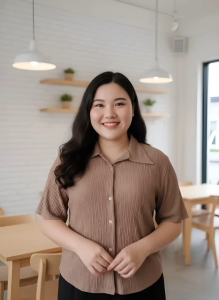 A.O.N.Shop เสื้อยืดแฟชั่นสาวอวบ คอปก แขนสั้น เสื้อเชิ๊ต ผญ อกระหว่าง 36-44 นิ้ว ใส่ได้ทุกโอกาส ผ้าดีใส่สบาย#MM35