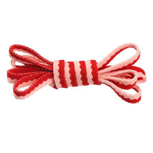 Two-tone Flat Shoelaces Classic Woven Cutout Sneakers Color Block Shoelace Flat Suitable For All Shoes Lace Adult Children