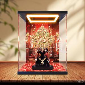 Backlighting Acrylic Display Case For 3D Puzzle Model