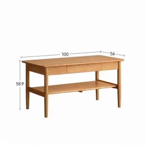 WEISHA | Solid Wood Simple Modern Coffee Table