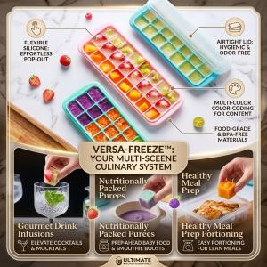 DIY Ice Moulds High Quality Food-grade 36grids Ice Cube Mold with Lid Safter Silicone Ice Tray Ice Box Food and Drinks