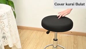 Sarung Kursi Bulat/Cover kursi Bulat /Sarung kursi bulat elastis