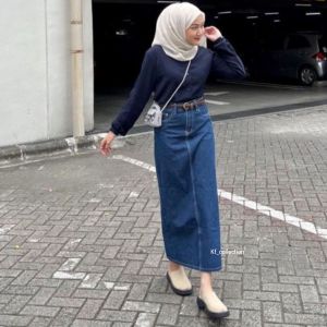 Highwaist Rok Jeans - Rok Denim - Rok Jeans Skirt Theana