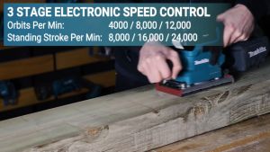 Makita DBO380Z 18V Cordless Finishing Sander Twin Set DBO380