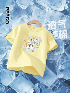 Princess Style Cotton T-Shirt for Girls Short Sleeve round Neck Kids Clothing Casual Summer Top PEPCO XIAOZHU BANAN