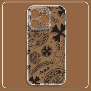 Fashionable Silicone Phone Case for Apple 15/16/13/14 Models Simplistic Croc Heart Design Personality Protection Cover