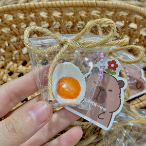 Handmade Silicone Simulation Food Toy Stress Relief Dumpling Rice Cake Toy Artist Collectible Toy Realistic Food Design