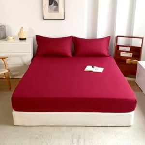 #CPKS AUSIMO Premium 100% Cotton Queen King 4in1 /Single Fitted 2in1 Bedsheet Set Cadar Getah Keliling Cadar Plain
