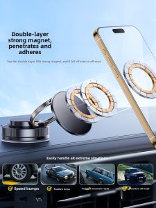 CHECKON | Car Magnetic magsafe Phone Holder Rotation Folding Universal
