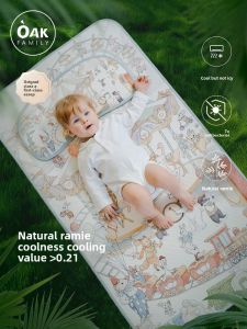 OAK FAMILY | Breathable Heat-Resistant Baby Mattress Cooling Sheet