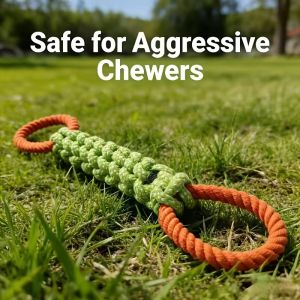 Large Durable Dog Knot Toy Chewy Pet Toy for Dental Care And Yard Play