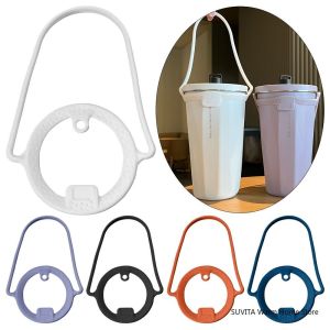 1Pc Silicone Water Bottle Handle Insulated Tumblers Coffee Mug Dia 85 to 100mm Portable Leakproof Cup Parts for Tyeso 600ml/40oz