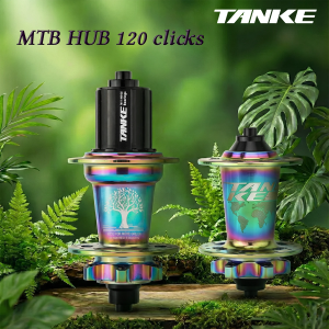 TANKE MTB 120 Click Hub 6 Bearing Bike Front Rear 28 32 36 Holes Disc Brake QR Bicycle mass thunder Noisy Cube 6 Pawl Hubs TH390