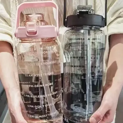 High Temperature Resistant Large Capacity Sport Water Bottle 2000ml