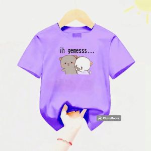 Kaos anak anak perempuan baju atasan anak cewe umur 2 sampai 9 motif lucu