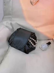 Extractable Makeup Bag Drawstring Washing Bag Cosmetic Bag Portable Advanced Lazy Storage Foldable Bag