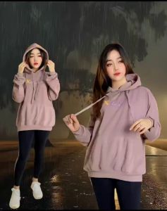 BILQIS JAKET SWEATER HODDIE JUMPER POLOS BORDIR OUTER BASIC BAJU PRIA WANITA BAHAN FLEECE