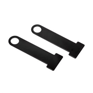 2pcs Helmets Strap Steel Ring Locks Motorcycle Bicycle Extensions Buckle Padlock Connector Anti-theft Helmets Lock