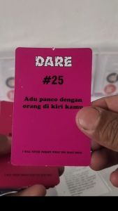 Kartu Permainan Truth or Dare isi 50 pcs free gelang dan koin