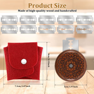 25/12Pcs Bread Cutter Slashing Scoring Tool Stainless Steel Blades Dough Slicer Knife for Kitchen Baking Accessory Bread Trimmer