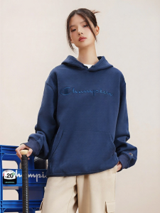 Champion | Embroidered Fleece-lined Hoodie Men Winter