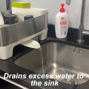 EKO Dish Rack | Dish Racks | EK9275S | Drying Rack with Drainer | Tableware Storage | Stainless Steel | Multiple Color