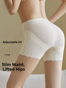 miiow | Cat Lady Safety Pants Womens Summer Thin Hip Lifting Flat Angle Underwear High Waist Short Pants Nylon Spandex Casual Wear