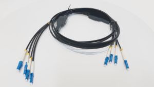 Fiber Optic Extension Wire UPC 4 LC to 4 LC Single-mode 4-core Outdoor Optical Cable Convert Line Patch Cord 3M/5M/10M/20M/30M/50M/80M/100M/120M/150M/200M/250M/300M
