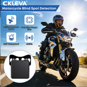 EKLEVA Motorcycle Safety Kit 24GHz BSD Radar Blind Spot Monitor & Lane Change Alarm IP67 Waterproof Moto Warning System accesorios moto