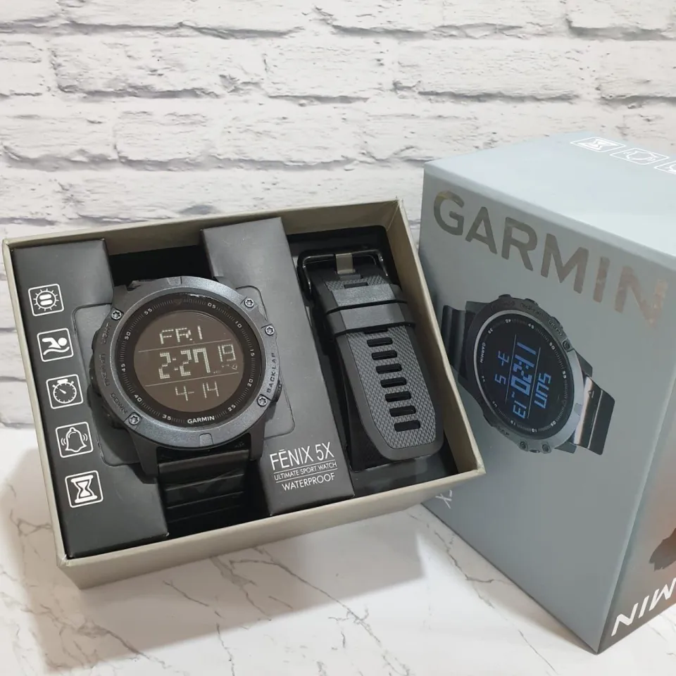 TERLARIS GARMIN FENIX 5X JAM TANGAN RANTAI DIGITAL STANDAR EKSTRA TALI RUBBER Lazada Indonesia